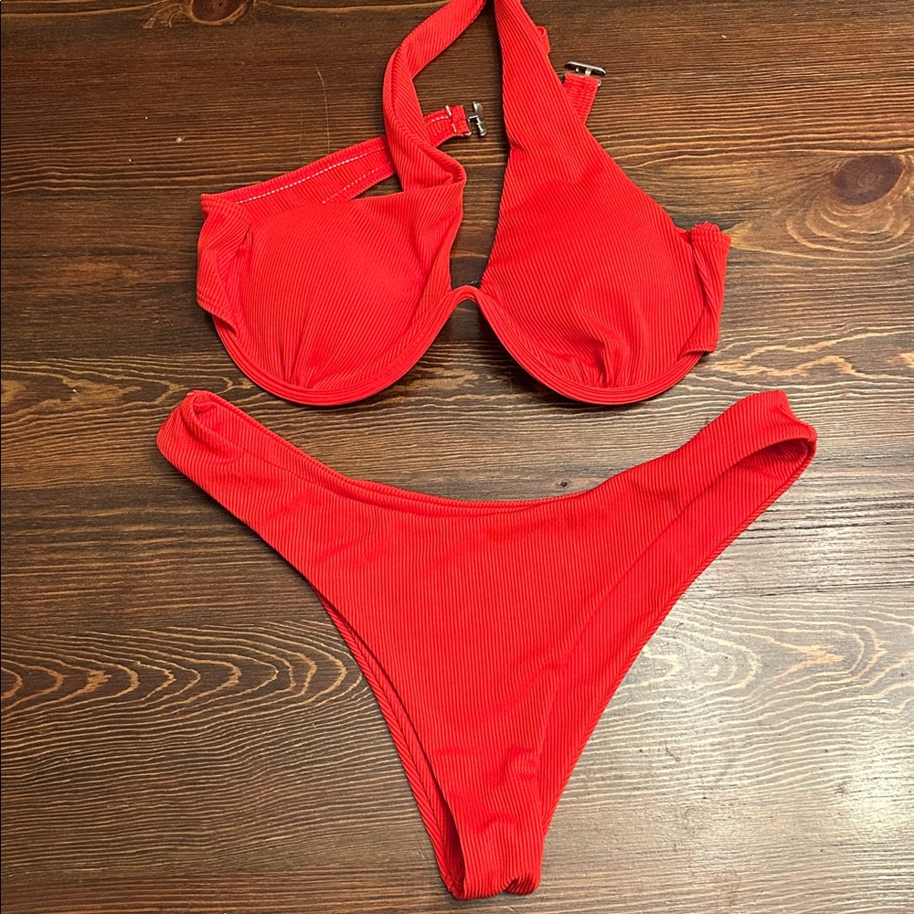 SHEIN Red Bikini Set